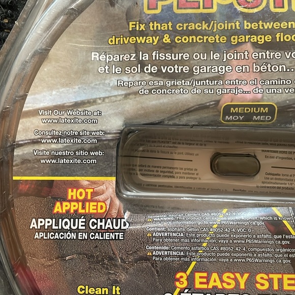 Pli-Stix Driveway Crack & Joint Filler, Gray Medium - Picture 5 of 10